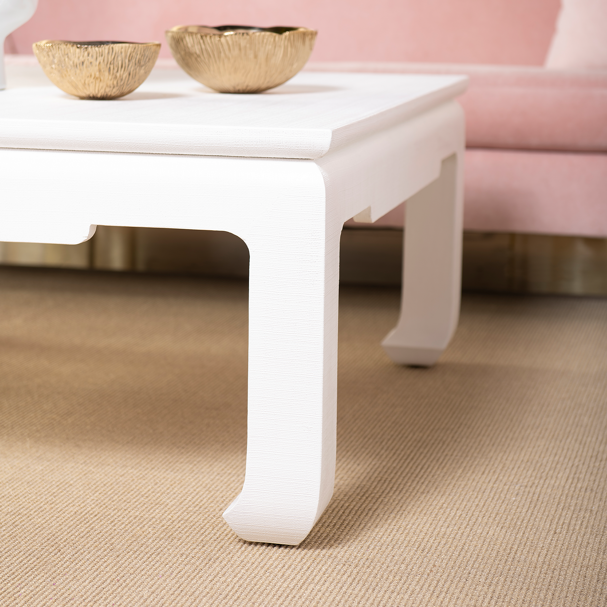 Bethany Large Square Coffee Table in Vanilla - Modern Living Room Furniture for Home Decor, Sofa Table with Storage Shelf - Perfect for Small Spaces, Apartments & Cozy Living Rooms