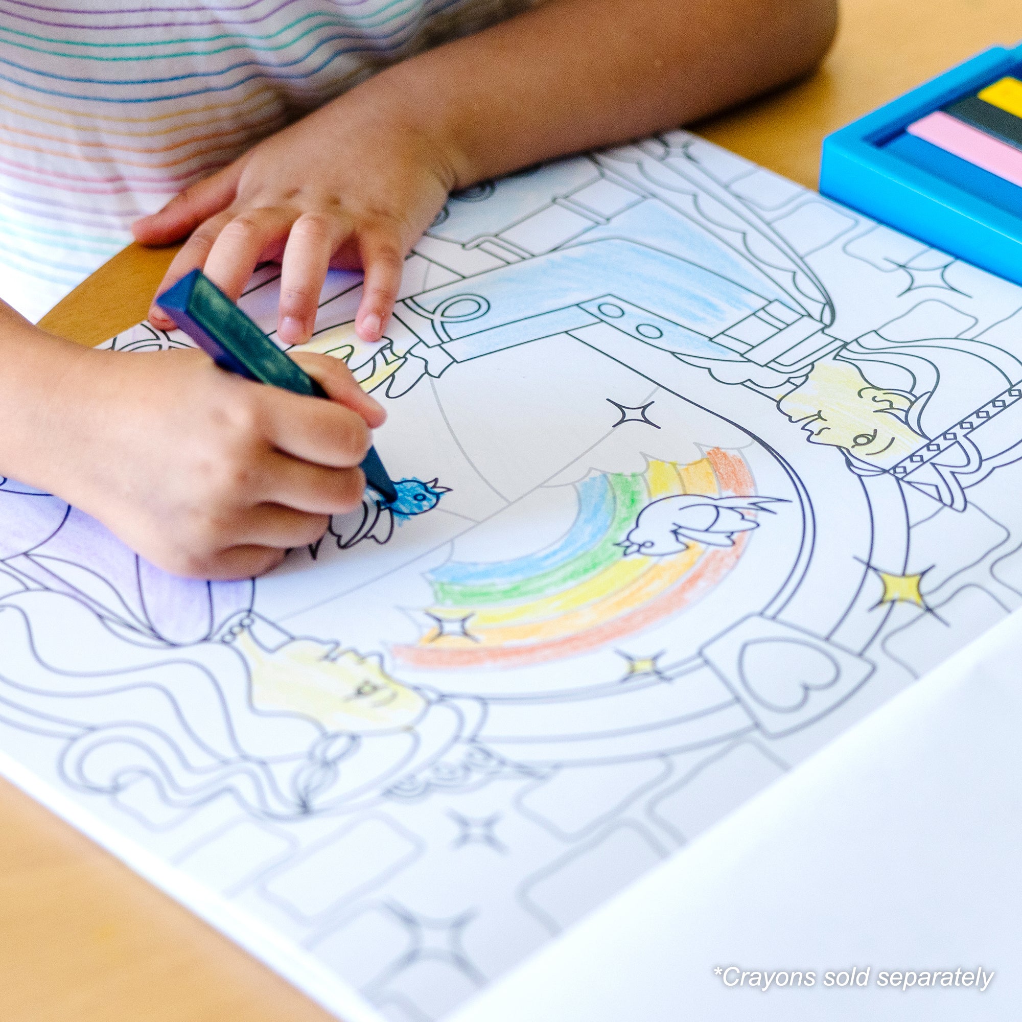 Jumbo 50-Page Kids Coloring Book with Horses, Hearts, Flowers - Fun Educational Activity for Toddlers & Preschoolers - Perfect for Travel, Birthday Gifts & Classroom Art Projects