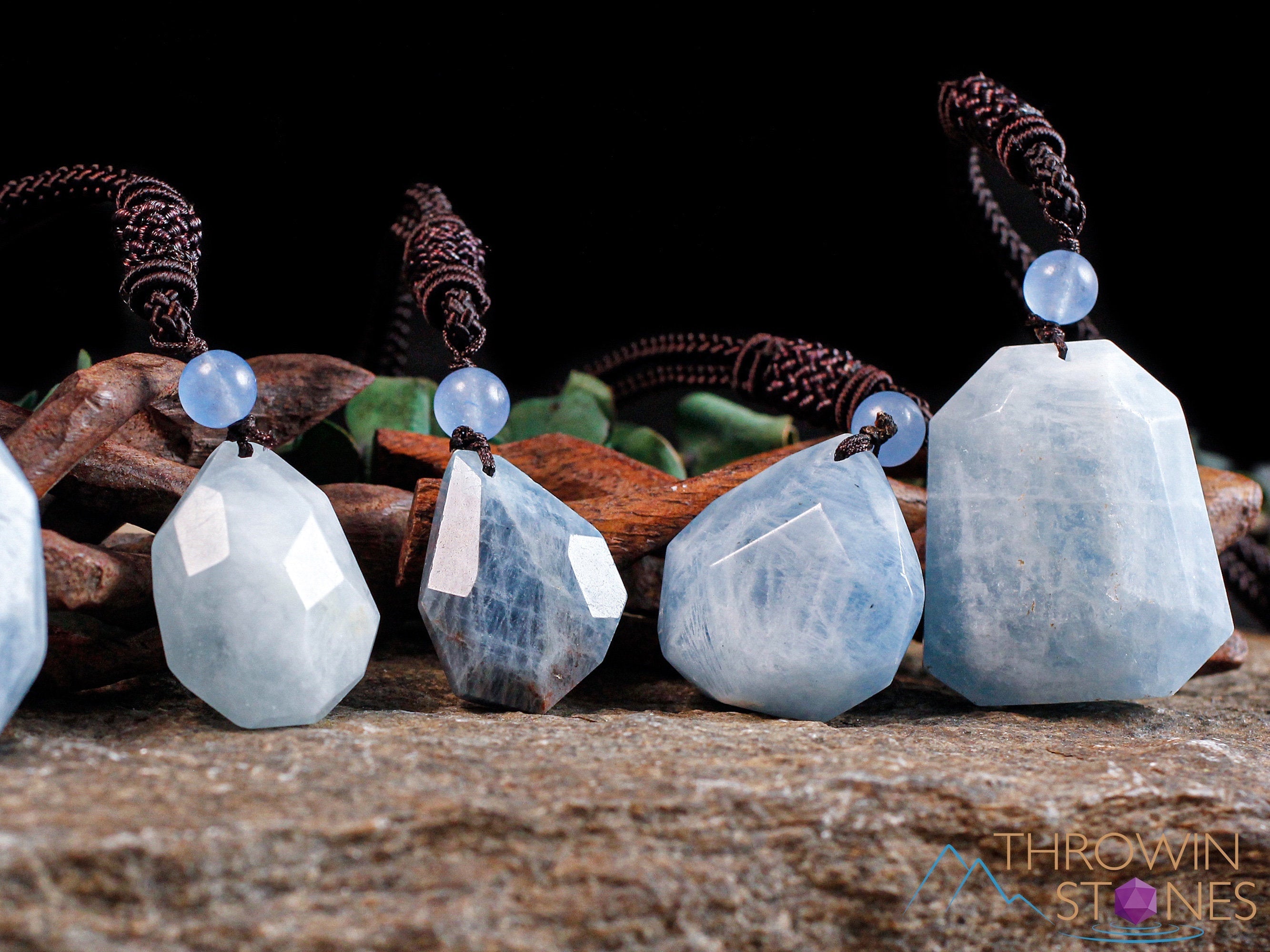 Aquamarine Crystal Necklace - Handmade Healing Stone Pendant with Birthstone Charm for Women | Perfect for Gifts, Meditation & Spiritual Healing