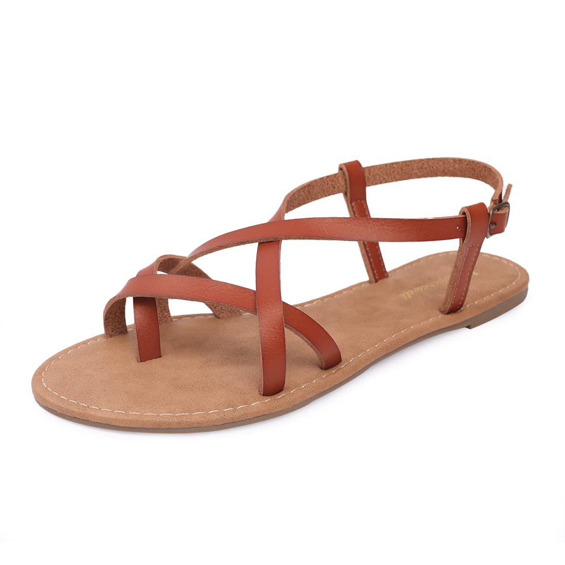 Women's Gladiator Flat Sandals - Fisherman Strappy Sandals with Ankle Strap | Comfortable Summer Beach Walking Shoes for Women | Perfect for Vacation, Outdoors & Casual Wear