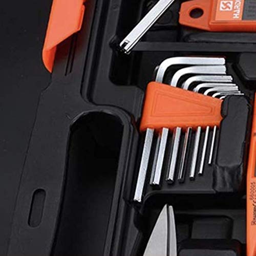 Edward Tools 63-Piece Heavy-Duty Tool Set with Toolbox - Complete Handyman Kit for Home, Garage & Dorm - Includes Hammer, Screwdrivers, Wrenches, Pliers, Saw & More - Perfect for DIY Repairs, Woodworking & Emergency Fixes