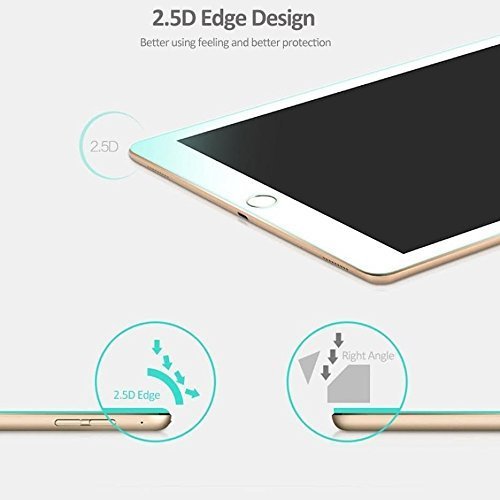 2-Pack BISEN Tempered Glass Screen Protector for Echo Show 8 - Anti-Scratch, Anti-Shock, Shatterproof Screen Guard with Lifetime Protection - Perfect for Home, Office & Travel Use