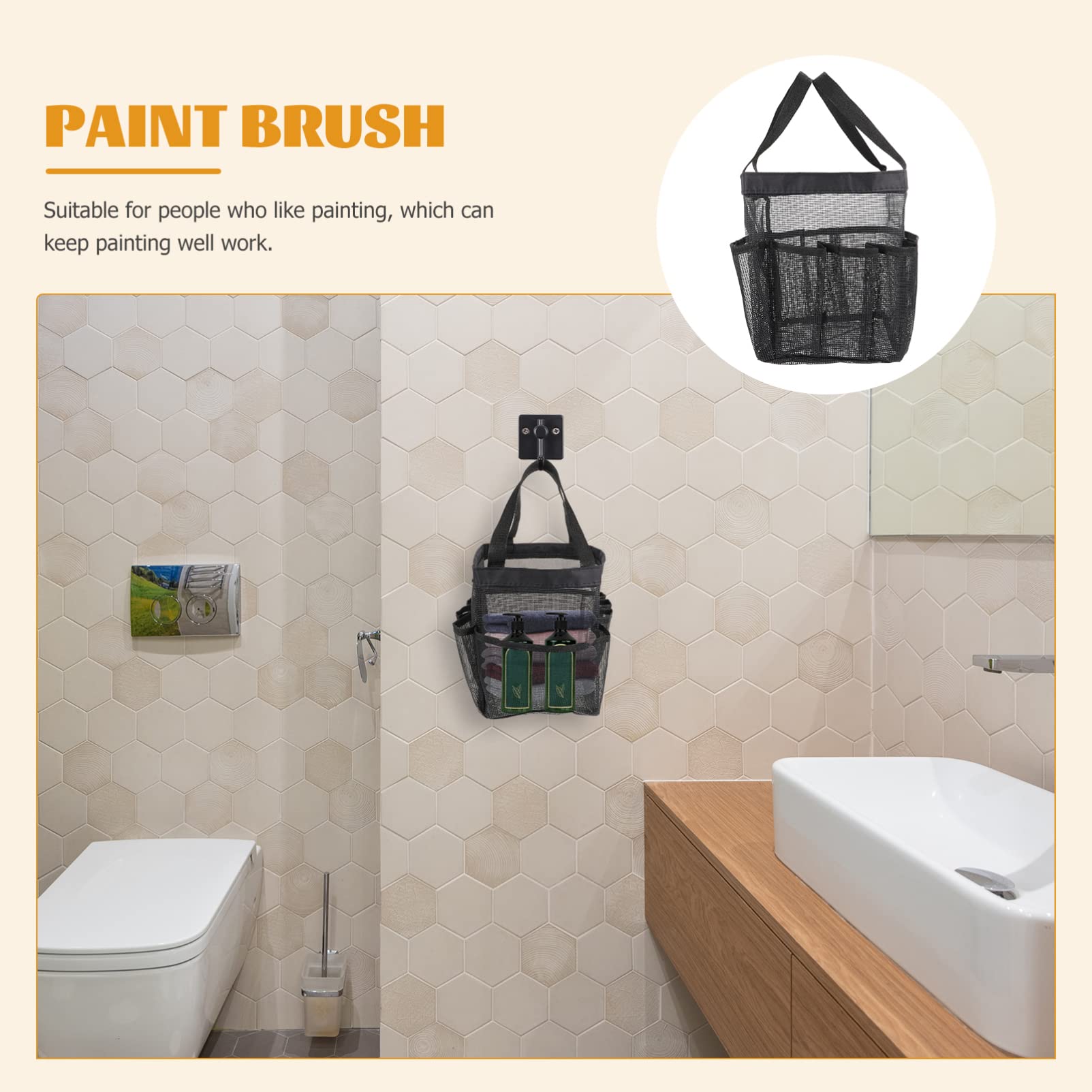 Zerodeko Quick Dry Mesh Storage Tote Bag - Large Waterproof Cosmetic & Shower Organizer for Travel, Beach, Gym | Portable Nylon Makeup Bag for Men & Women | Perfect for Swimming, Camping & Vacation Essentials