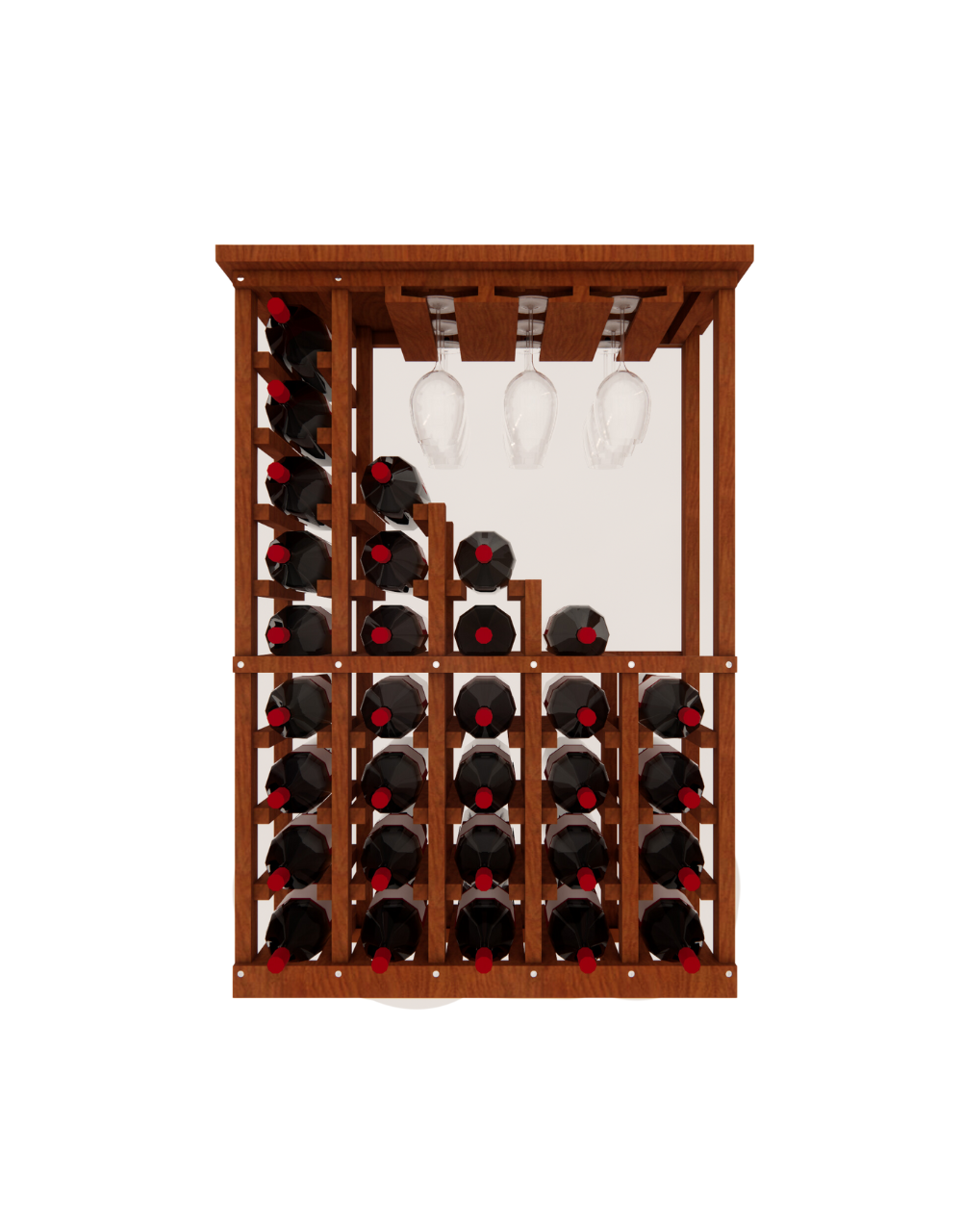 Elegant Waterfall Stemware Wine Glasses Set - Perfect for Dinner Parties, Weddings & Home Decor