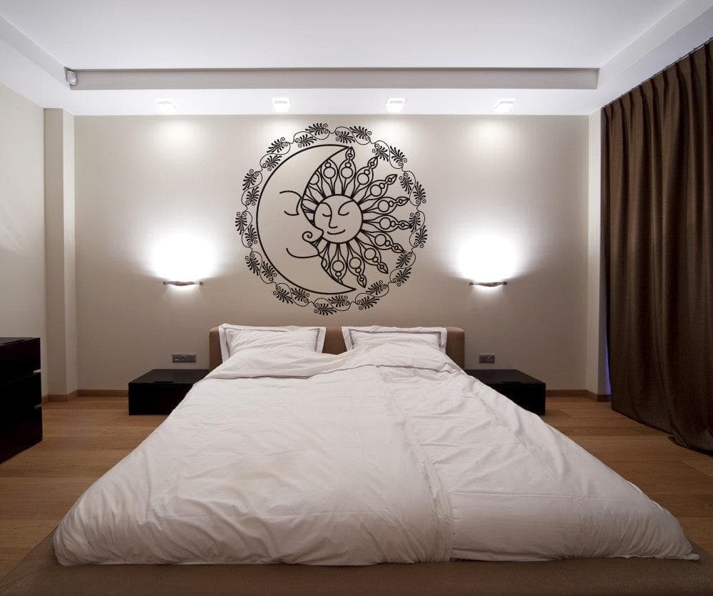 Vinyl Wall Decal Sticker - Solar Eclipse Design #OS_DC755 - Perfect for Home Decor, Kids Room, Office & Party Wall Art