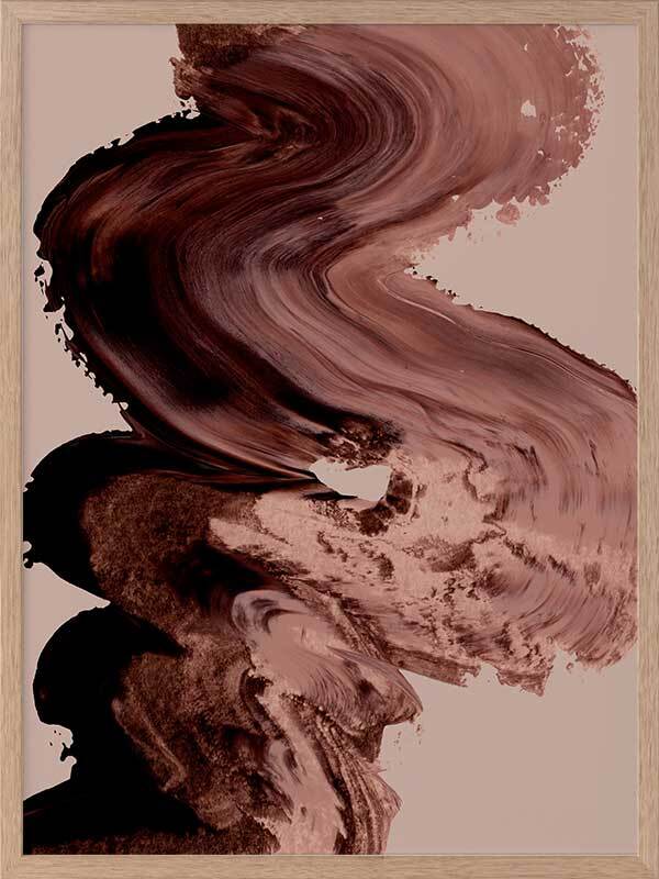 Elegant Clay Framed Art Print - Handmade Wall Decor for Living Room, Bedroom & Office - Perfect Gift for Home & Interior Design