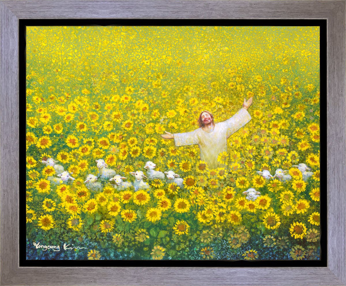 Be Glad and Rejoice Gallery Wrap Canvas - Inspirational Christian Wall Art for Home Decor, Church & Office - Perfect for Living Room, Bedroom & Gift Giving