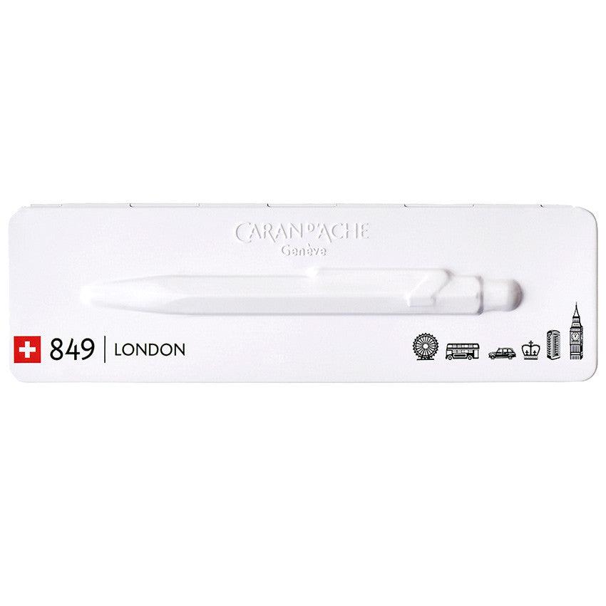 Caran d'Ache 849 Ballpoint Pen Special Edition London - Premium Swiss Writing Instrument for Professionals & Collectors - Perfect for Office, Gifts & Luxury Stationery Collections