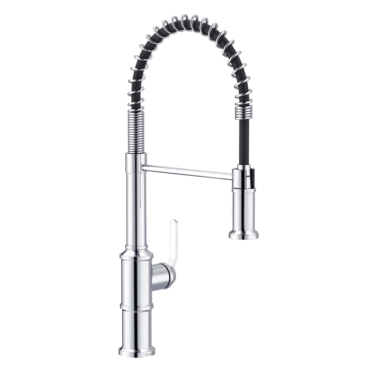 Gerber Plumbing Kinzie Pre-Rinse Commercial Kitchen Faucet - Heavy Duty Stainless Steel Sprayer for Restaurant & Food Service Use