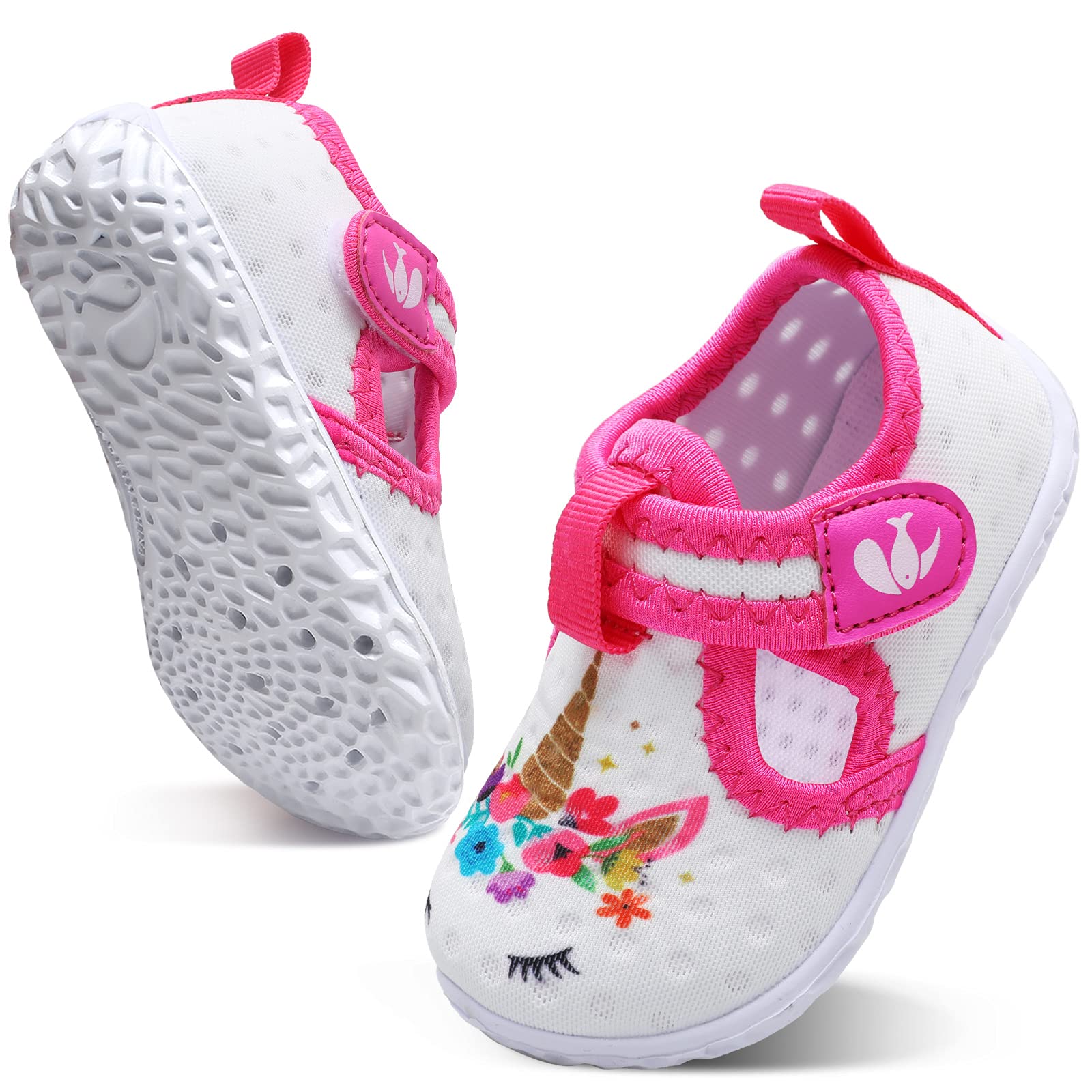 JOINFREE Toddler Water Shoes for Boys & Girls - Barefoot Breathable Sneakers for Walking, Running, Beach & Pool Play - Lightweight Kids Shoes for Outdoor Activities