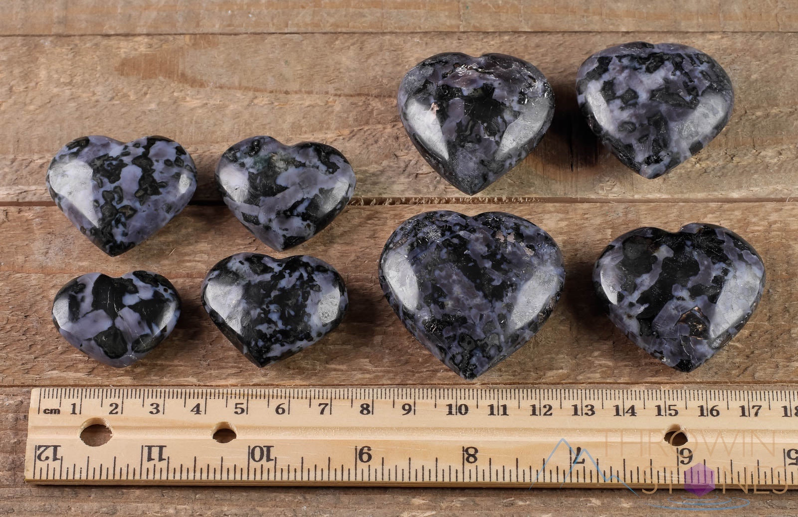Indigo Gabbro Crystal Heart - Healing Stone for Self Care, Spiritual Gifts for Mom, Home Decor & Meditation - E1300 | Perfect for Yoga, Reiki & Positive Energy