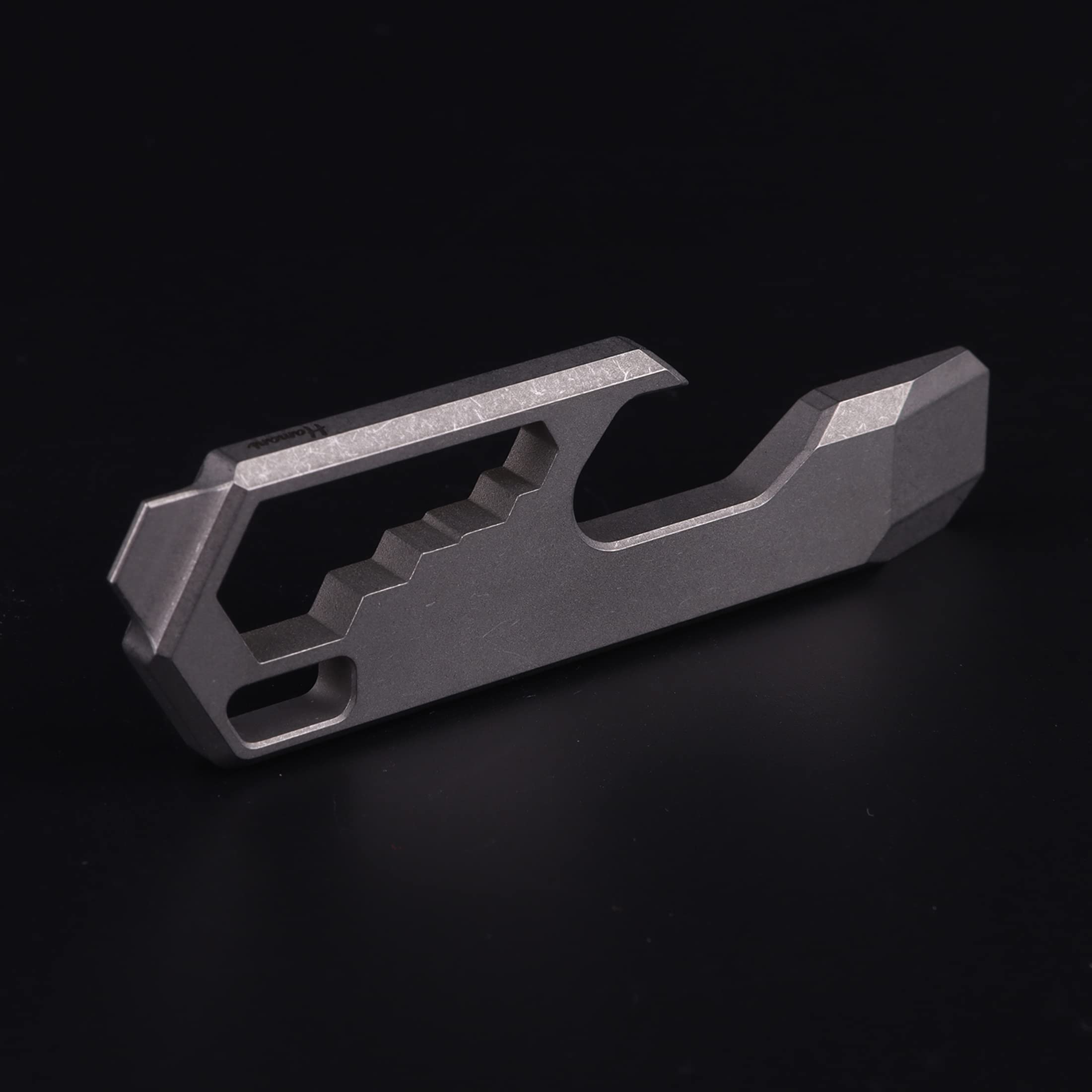Titanium EDC Pry Bar Tool - Mini Pocket Multitool with Keychain for Outdoor, Survival & Everyday Carry (EDC) | Perfect for Camping, Hiking & DIY Projects