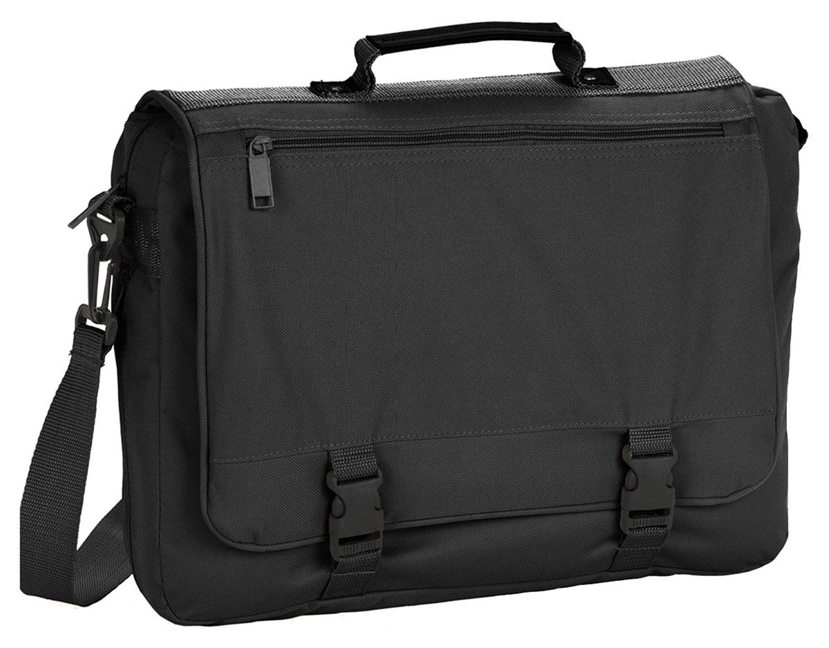 Liberty Bags Expandable Business Briefcase - Large Office Organizer with Multiple Pockets, Durable Laptop Bag for Work & Travel (Black)