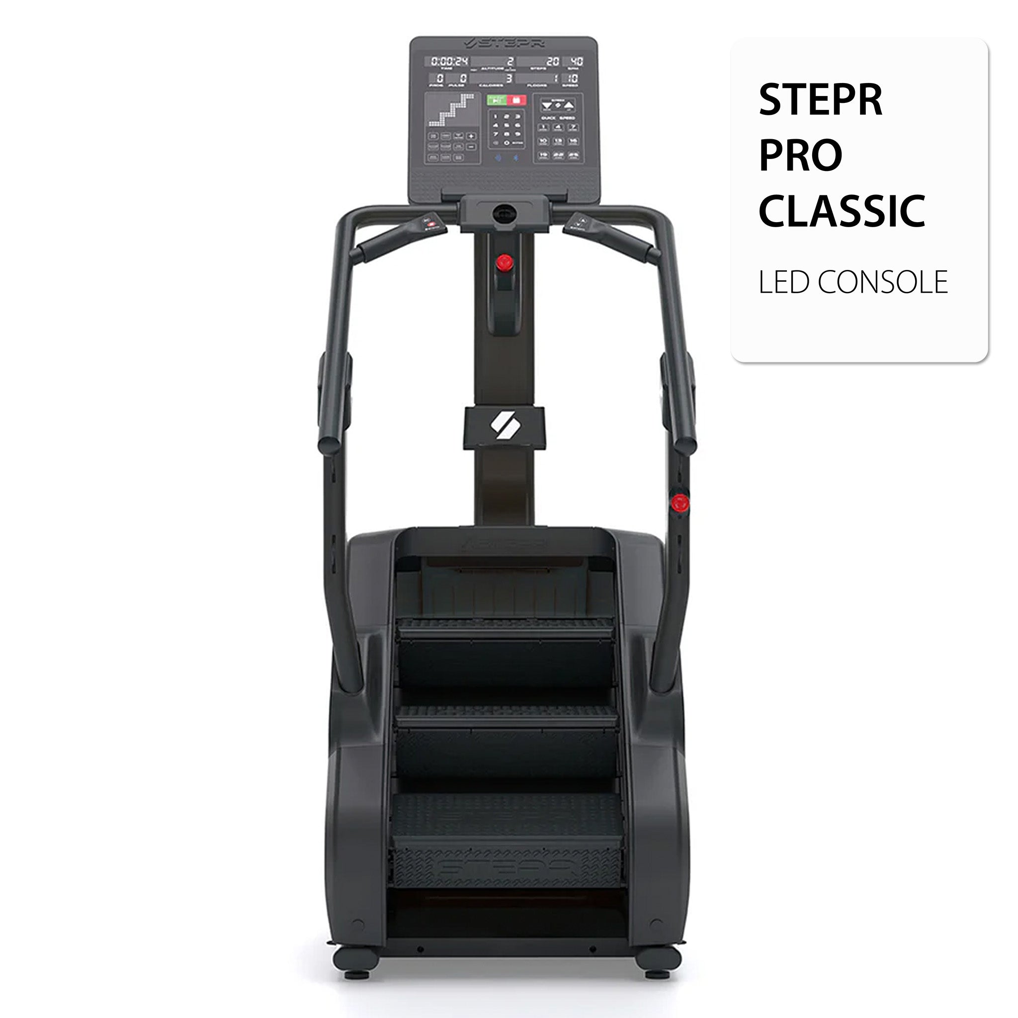STEPR Stair Climber - Portable Folding Stepper Machine for Home Workout, Cardio & Fitness Training - Perfect for Small Spaces, Apartment & Office Use