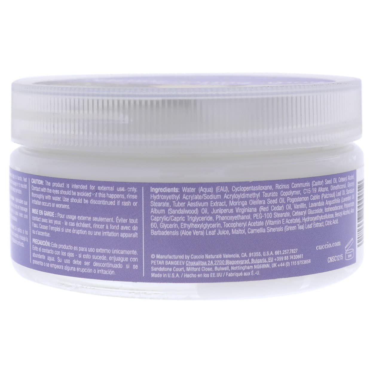 Cuccio Naturale White Truffle Body Souffle - 8oz Hydrating Body Cream with Moringa & Patchouli for Smooth, Radiant Skin | Luxurious Moisturizer for Dry Skin, Perfect for Spa Days & Nighttime Skincare Routine