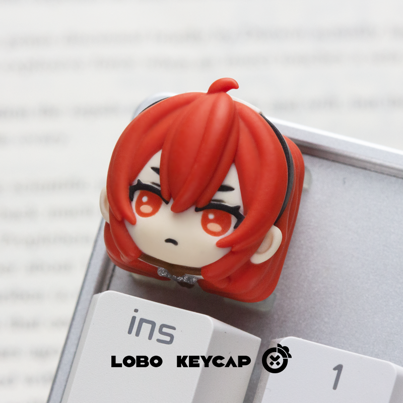 Mushoku Tensei: Jobless Reincarnation Anime Resin Keycaps - Custom Mechanical Keyboard Accessories for Gaming & Typing Enthusiasts