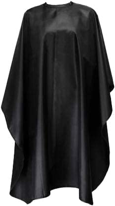 Professional Barber Hair Cutting Sheet Apron - Black Salon Cape for Hairdressers & Stylists - Waterproof & Reusable Hairdressing Accessories - Perfect for Salons, Home Haircuts & DIY Styling
