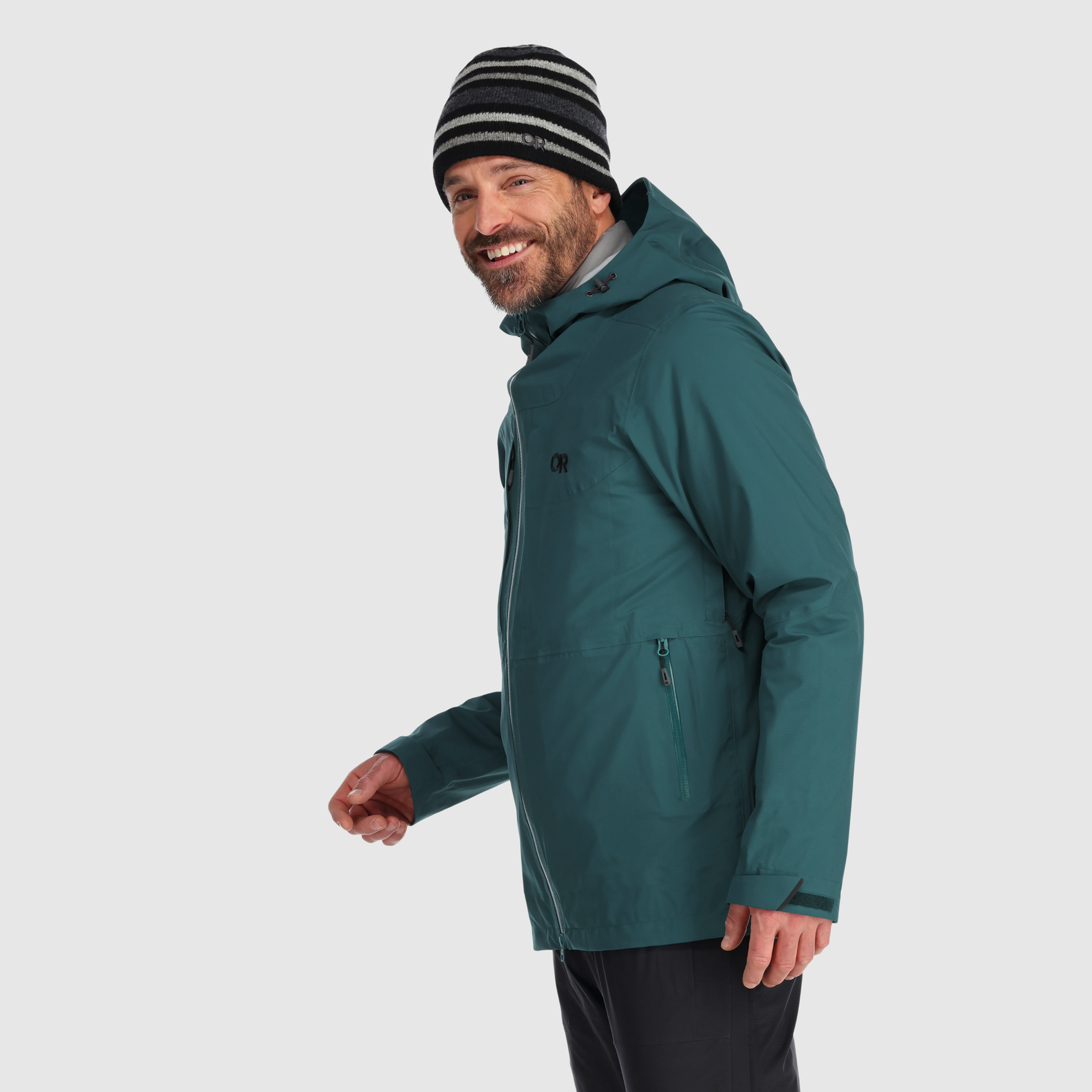 Men's Waterproof Windproof Carbide Jacket - Lightweight Insulated Winter Coat for Hiking, Skiing & Outdoor Activities