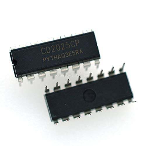 GzxLaY 5PCS CD2025 CD2025CP YG2025 TEA2025 TEA2025B 2025 DIP-16 IC Chips for Audio Amplifier Circuits DIY Electronics Projects