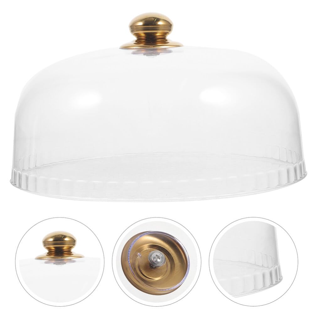 11 Inch Clear Acrylic Cake Dome Cover - Round Dessert Cloche for Cakes, Cheesecakes & Pastries | Food Display Cover for Bakeries, Parties & Kitchen Decor