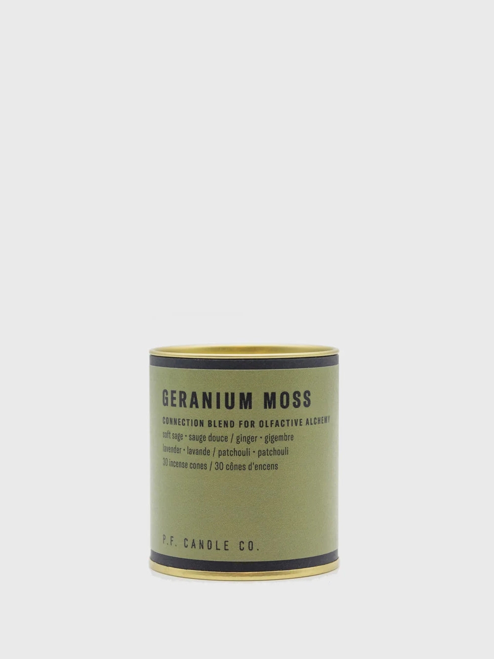 P.F. Candle Co Alchemy Incense Cones - Geranium Moss Scented Aromatherapy for Relaxation & Meditation | Home Spa, Yoga & Stress Relief