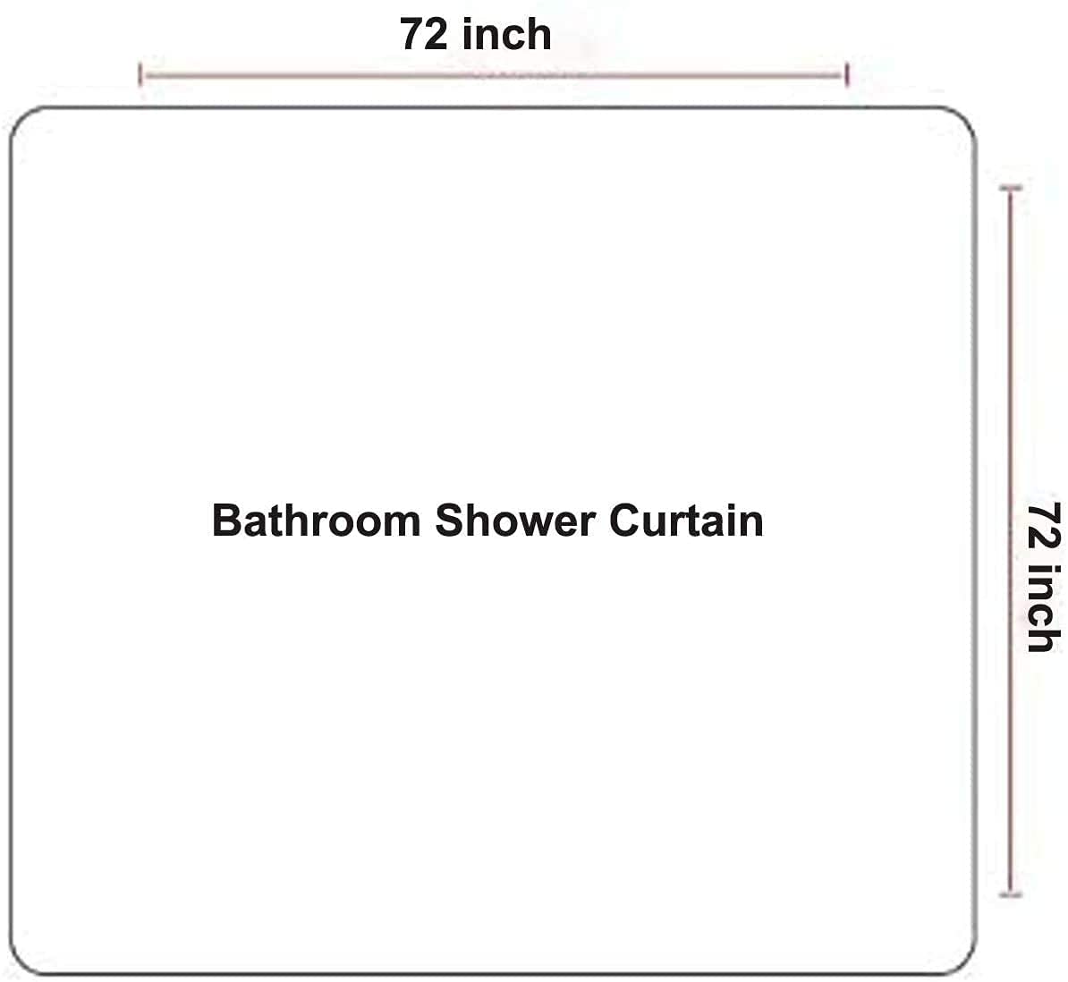 Red Truck Christmas Shower Curtain - Farmhouse Holiday Bathroom Decor with Rustic Winter Scene - Perfect for Christmas Bathroom, Guest Bath & Seasonal Home Decor