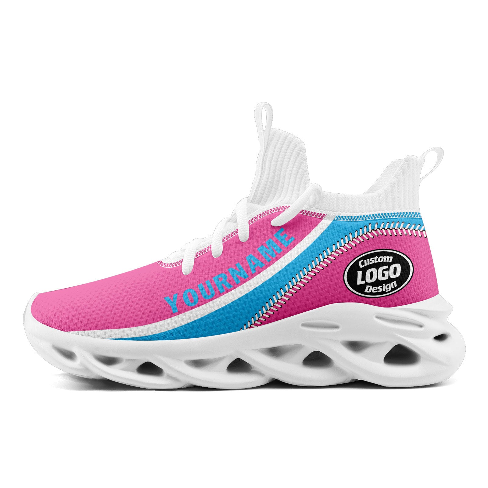 Custom Maxsoul Personalized Sneakers - Breathable Lightweight Running Shoes for Men & Women (Style FN030A D028015) - Perfect for Gym Workouts, Jogging and Casual Wear
