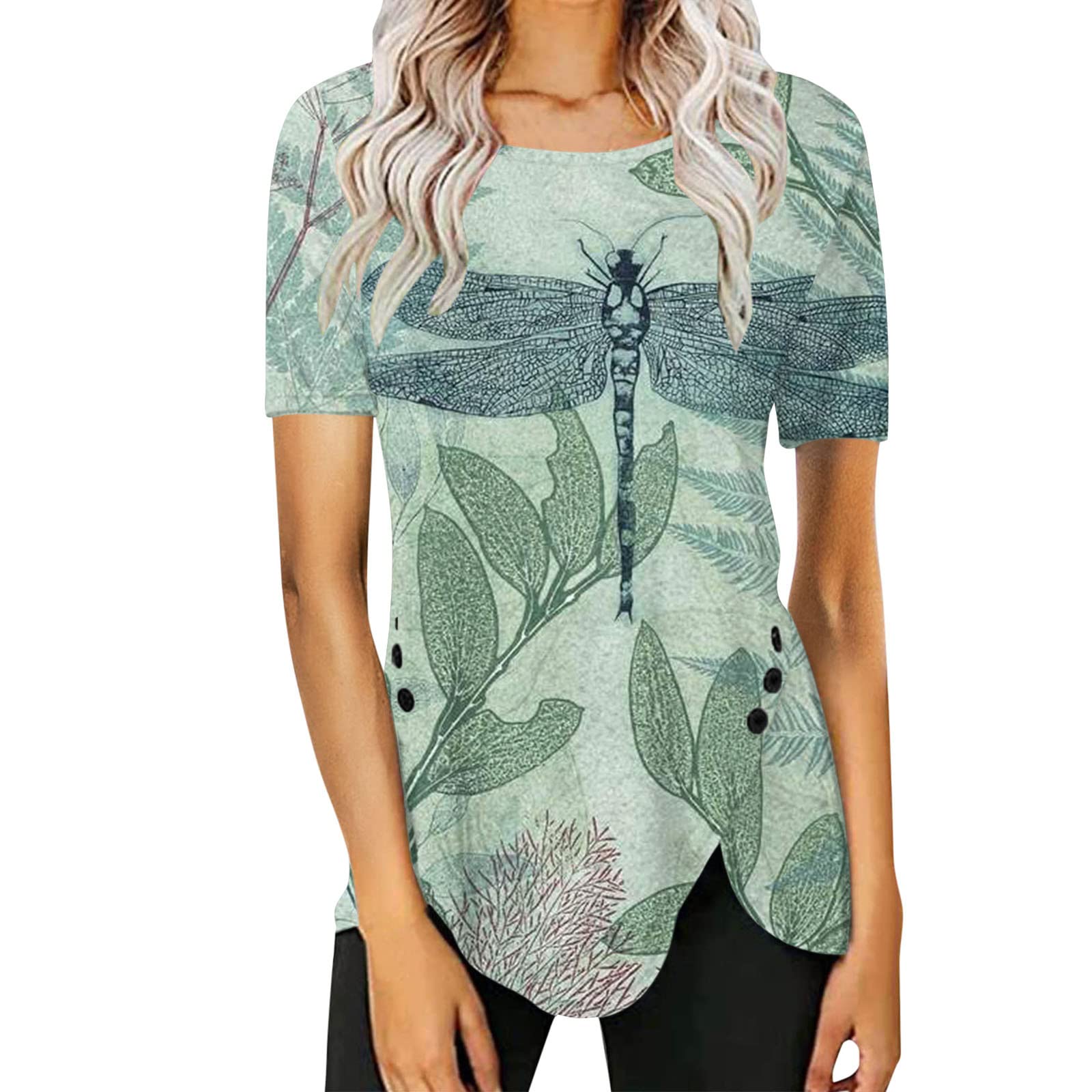 Plus Size Women's Blouse 2022 - Long Sleeve Crewneck Tunic Tops & Basic Tee Shirts for Fall | Casual Wear, Office Outfits & Layering Essentials
