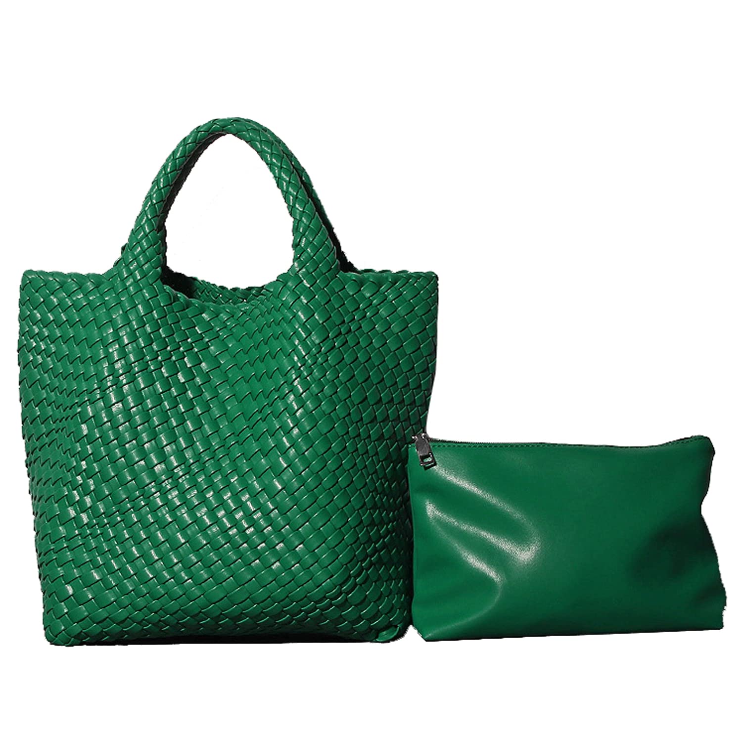Stylish Women's Woven Tote Bag - Large Capacity Fashion Shopper Bag for Travel, Work & Daily Use | Durable Shoulder Purse for Women | Perfect for Beach, Shopping & Office Commute