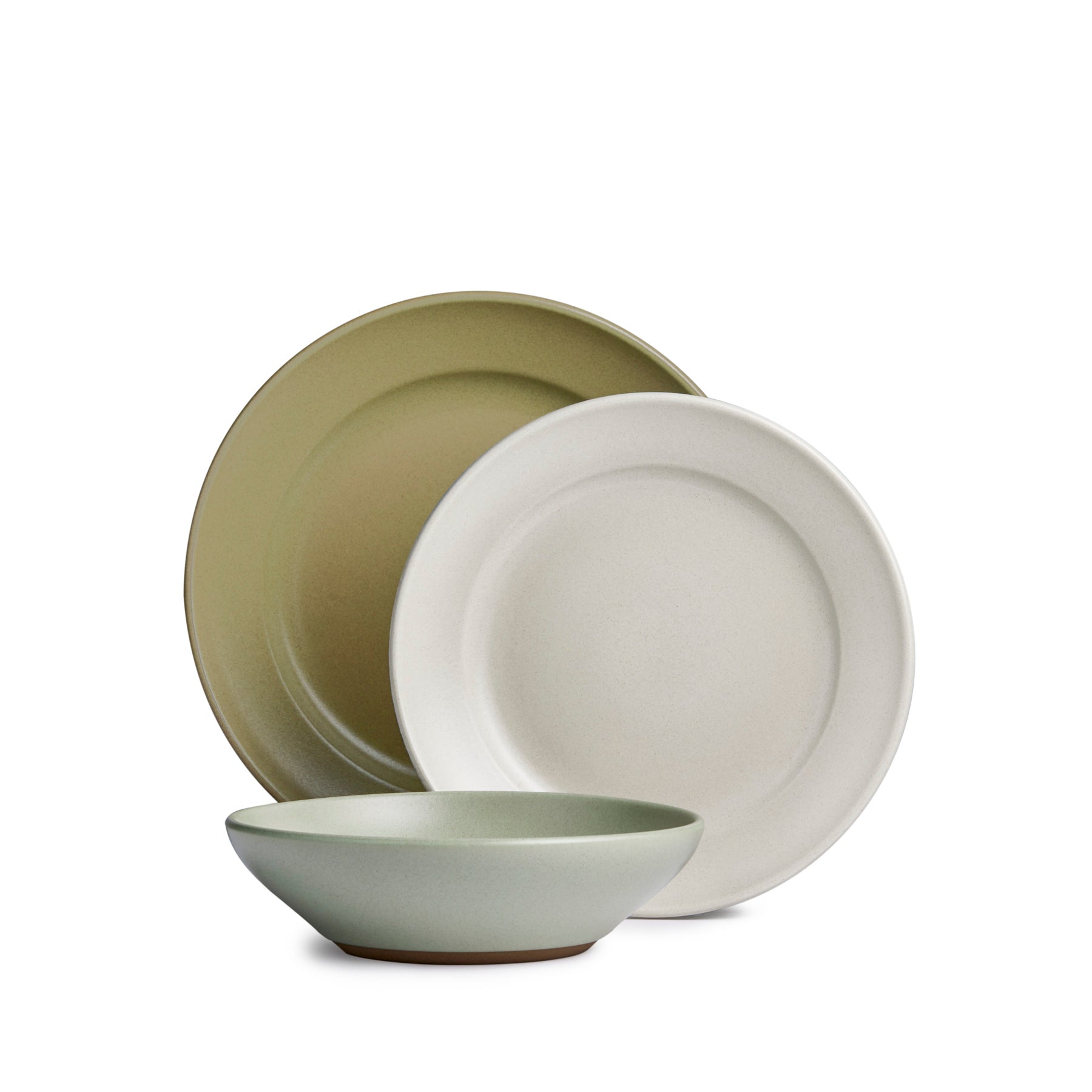 Milvia 3-Piece Dinnerware Set - Elegant Porcelain Plates, Bowls & Mugs for Everyday Dining, Entertaining & Gifts | Durable & Stylish Tableware for Home, Restaurant or Party Use