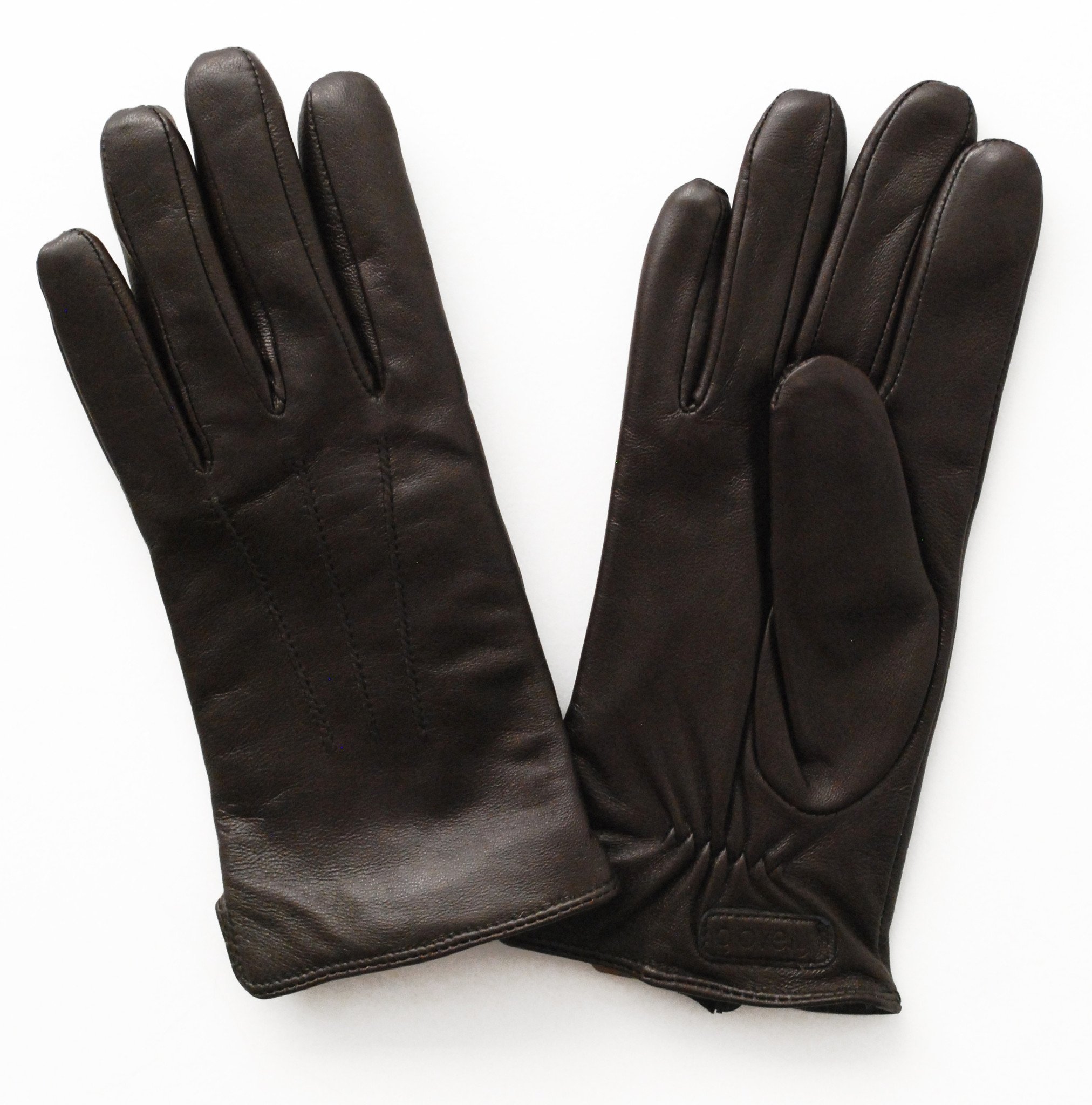 Glove.ly Women's Brown Leather Touch Screen Gloves - Small Size | Winter Warm Gloves for Smartphone Use, Driving & Outdoor Activities