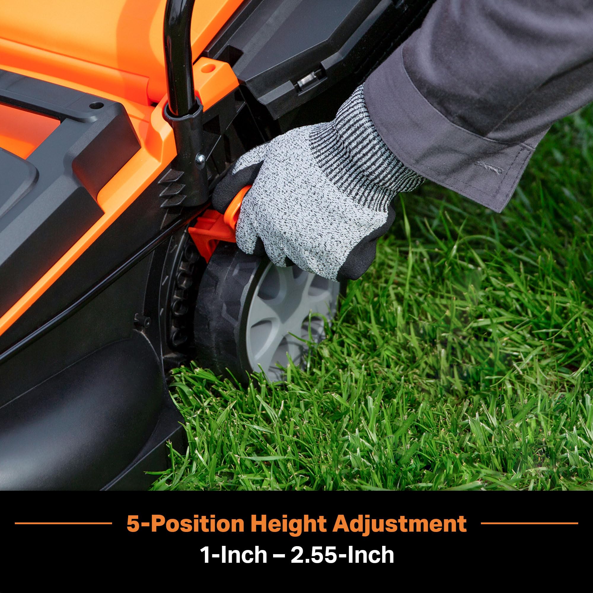 LawnMaster 20VMWGT 24V Max 13-Inch Cordless Lawn Mower & 10-Inch Grass Trimmer Combo Kit with 2x4.0Ah Lithium-Ion Batteries & Fast Charger - Perfect for Small to Medium Yards, Lawn Care & Landscaping Maintenance