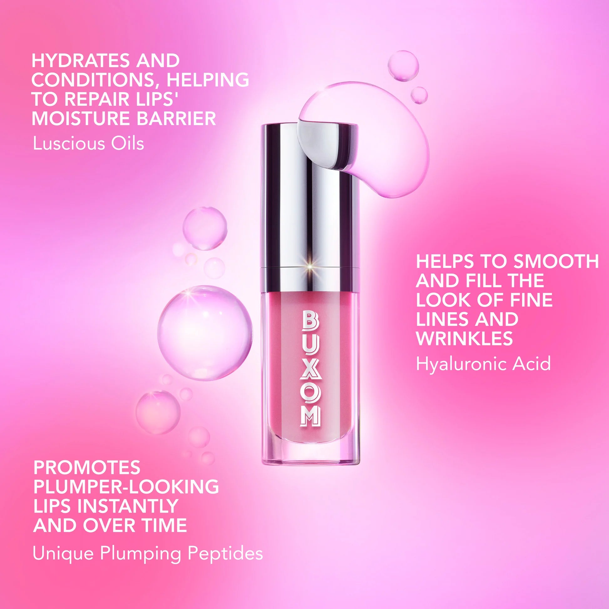 Full On™ Plumping Glossy Lip Oil - Hydrating & Volumizing Lip Treatment for Luscious Lips | Perfect for Daily Wear, Date Night & Special Occasions