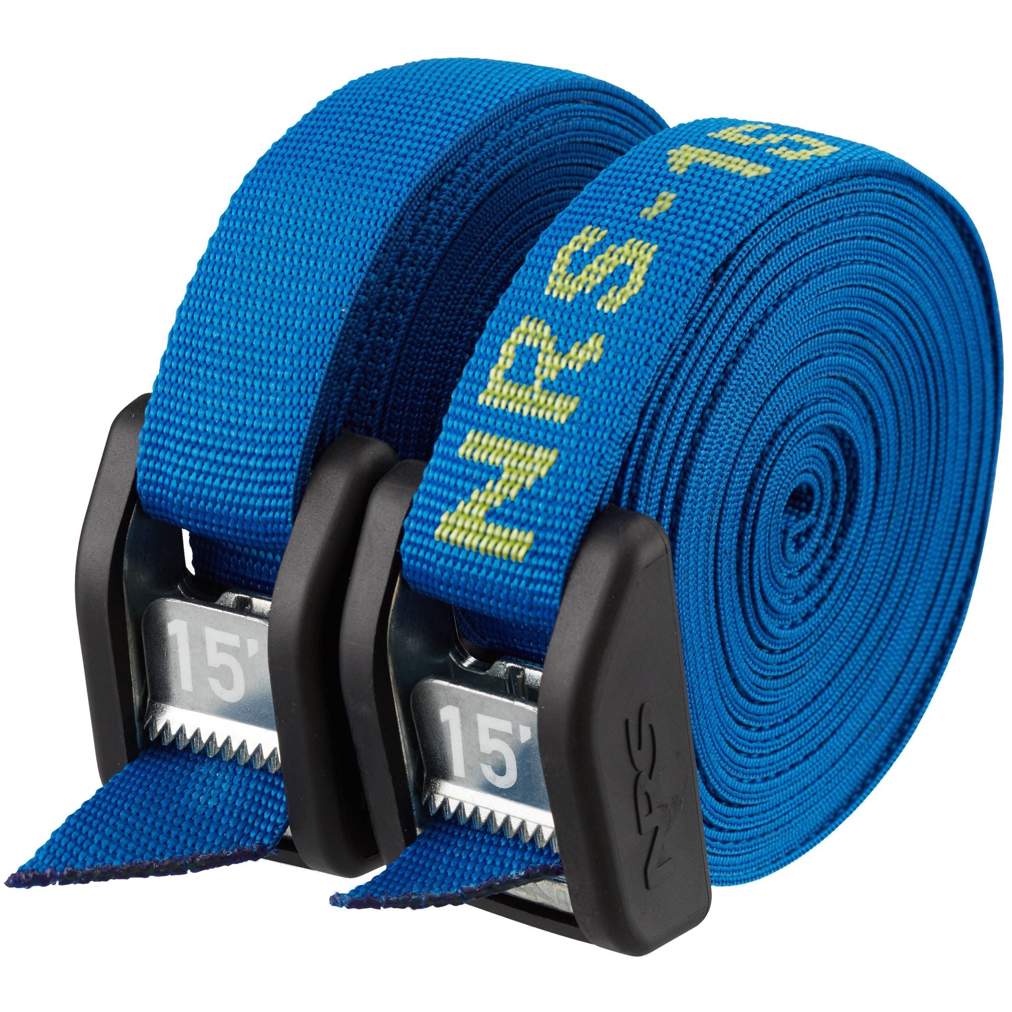 NRS 1 HD Heavy-Duty Buckle Bumper Load Straps (Pair) - Secure Cargo for Boats, Trailers & Trucks - Durable Tie-Down Straps for Outdoor Adventures