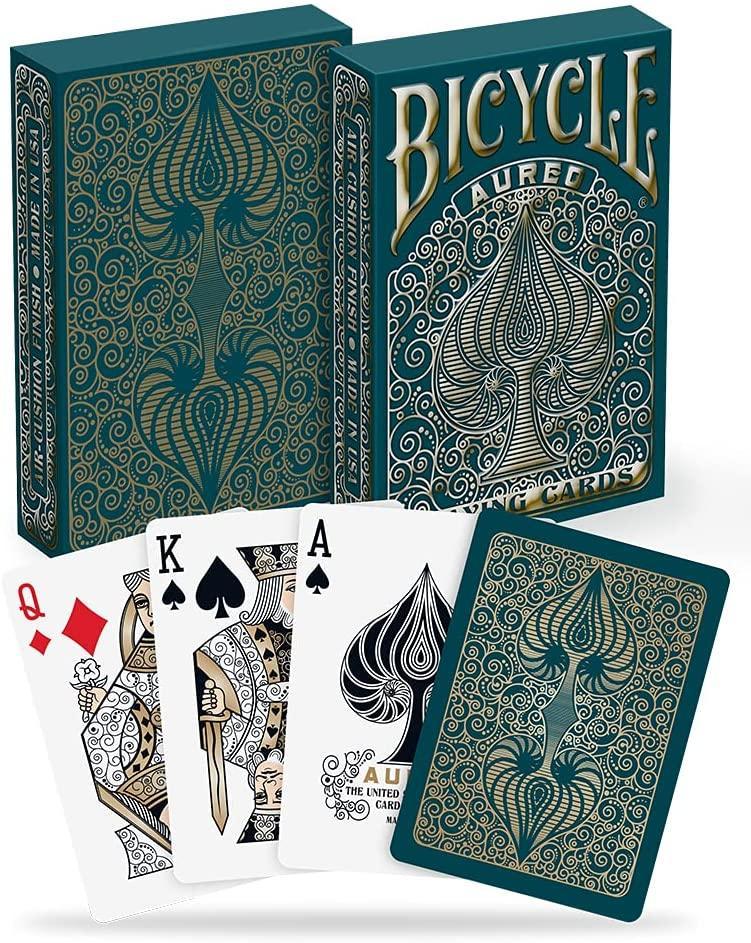 Aureo Bicycle Playing Cards - Premium Poker Deck for Magic Tricks, Card Games & Collectors | Perfect for Poker Nights, Cardistry & Gift Giving