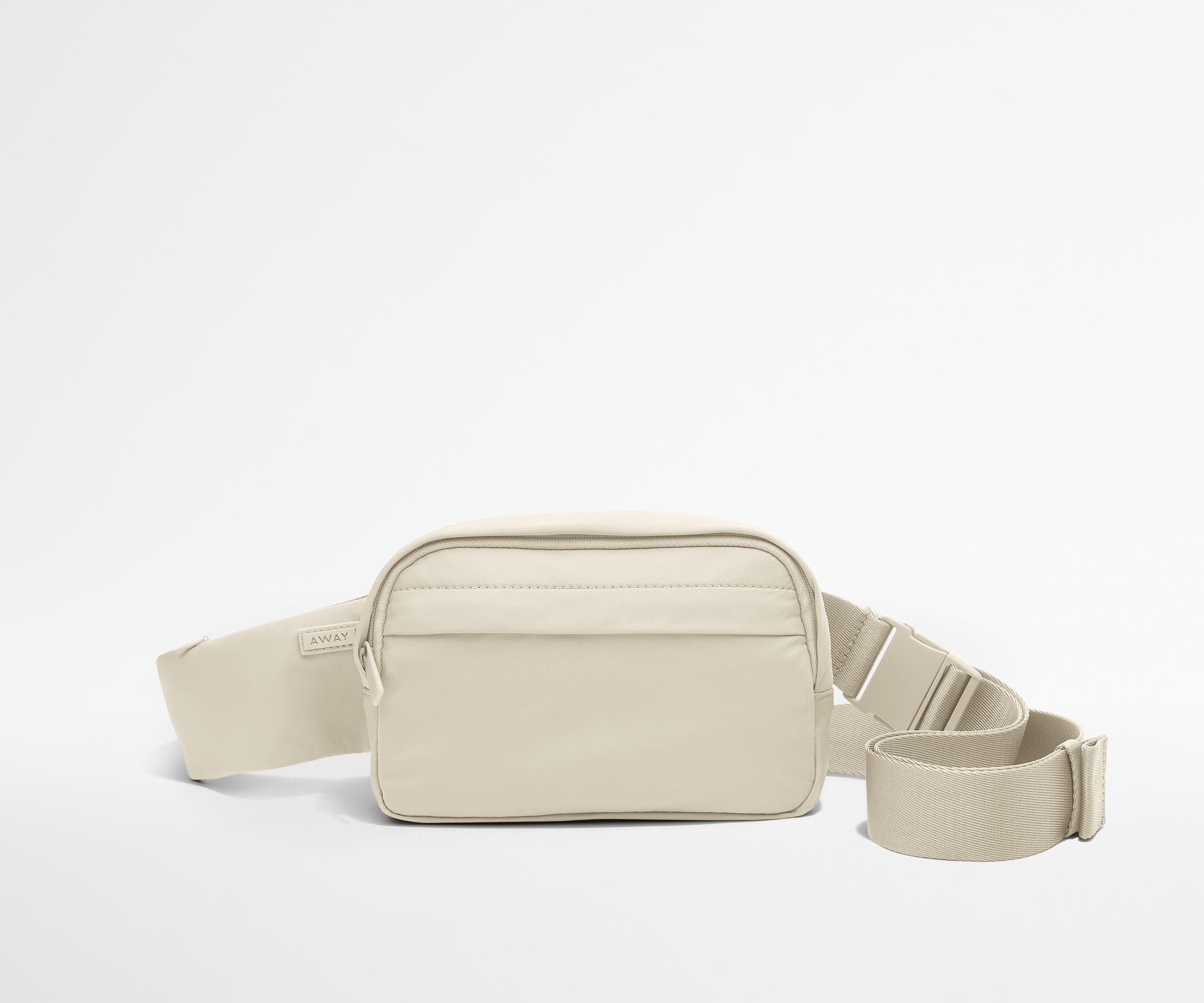 Featherlight Sling Bag in Salt White - Ultra Lightweight Crossbody Purse for Women & Men - Perfect for Travel, Hiking, and Everyday Use