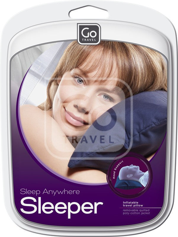 Go Travel Personal Pillow - Ultra Soft Memory Foam Travel Neck Pillow for Airplane, Car & Office - Compact & Portable for Comfortable Sleep Anywhere