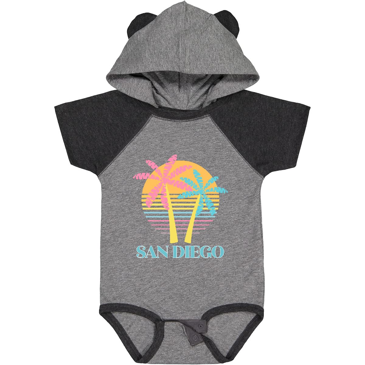 Inktastic San Diego California Beach Vacation Baby Bodysuit - Cute Infant Onesie for Summer Travel & Family Photos