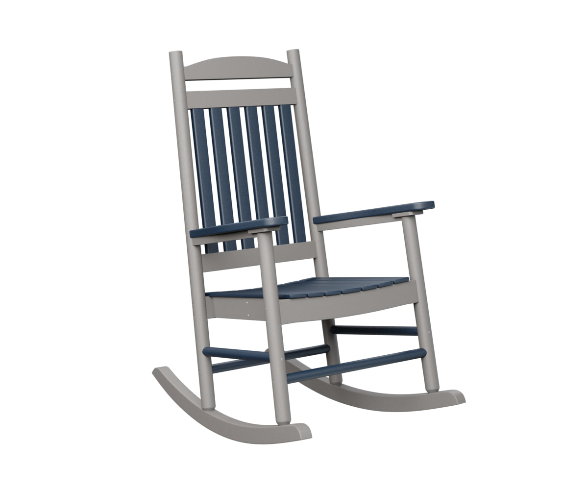Navy Blue on Light Gray