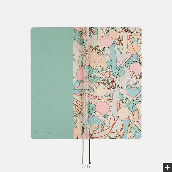 Hobonichi Techo 2025 Planner - Weekly Horizontal Layout Hardcover Notebook, January Start with Monday Format | English Edition | Perfect for Journaling, Scheduling & Productivity (Tanabata Decorations Art Cover)