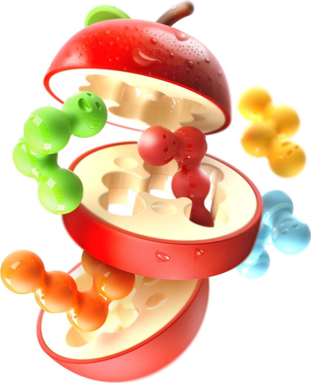 Apple Puzzler - Fun and Challenging Puzzle Game for Kids & Adults - Perfect for Family Game Night, Travel, and Brain Training