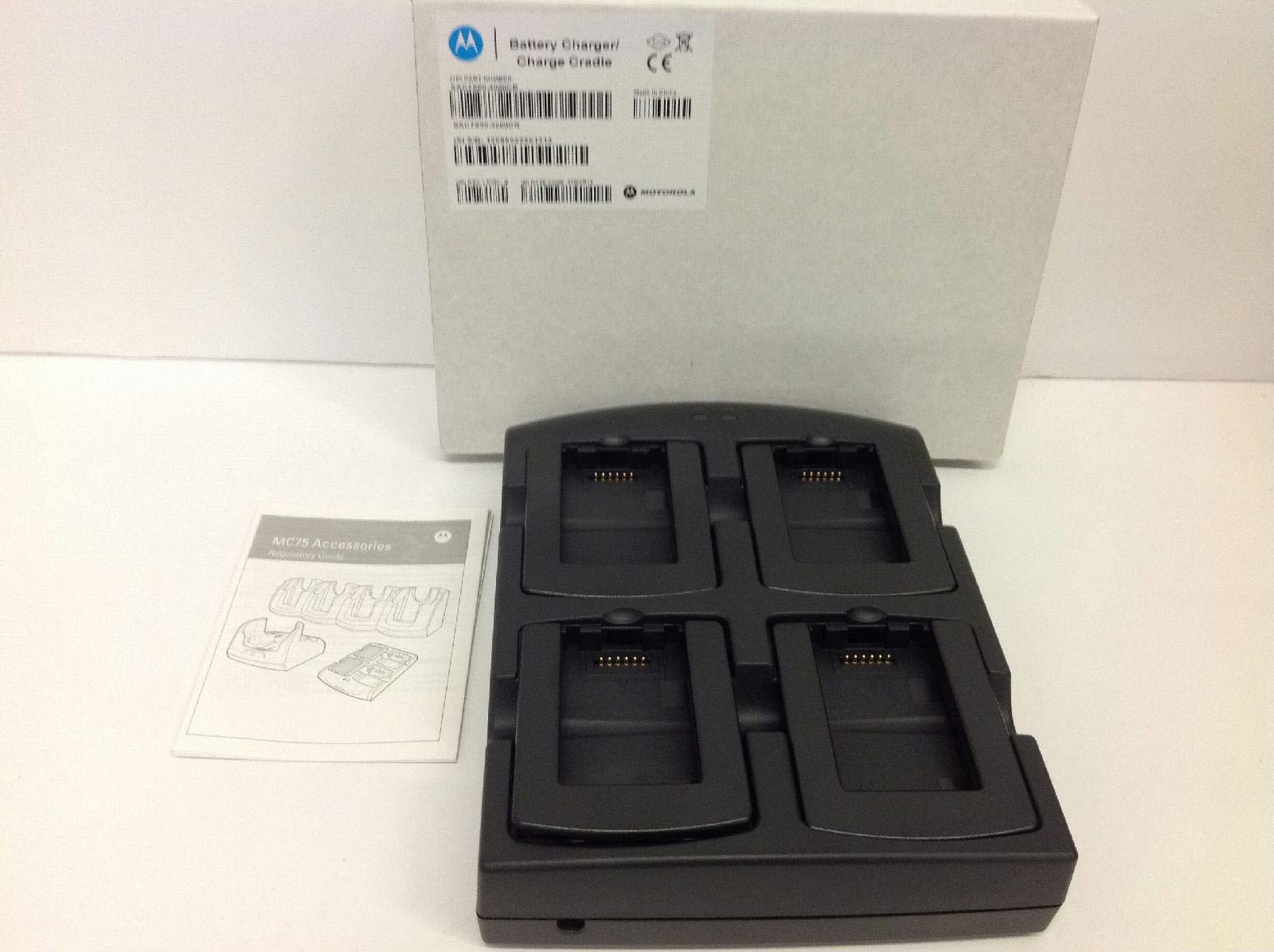 Motorola Quad Battery Charger Kit ES - Fast Charging for SAC7X00-400CES | Perfect for Police Radios, Walkie Talkies & Emergency Communication Devices