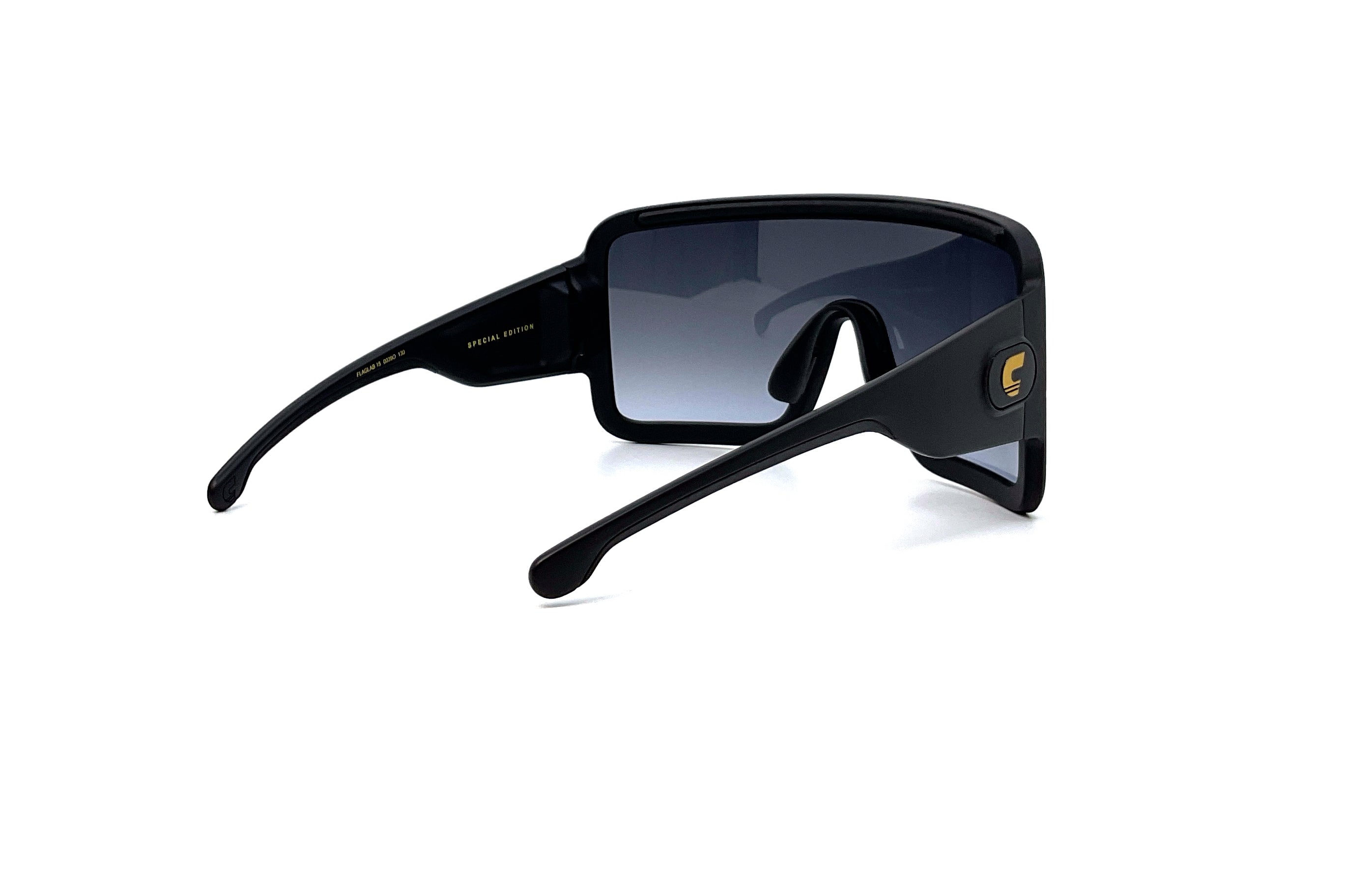 Carrera Flaglab 15 Matte Black Sunglasses - Polarized UV Protection for Men & Women - Perfect for Driving, Running, and Outdoor Activities
