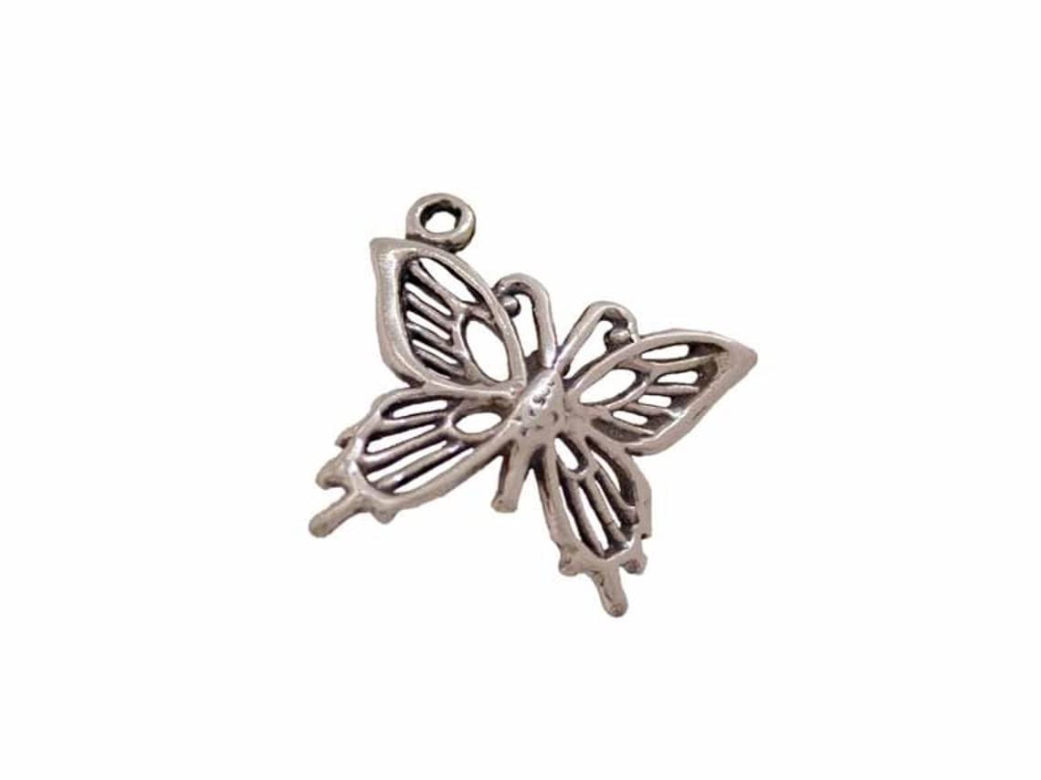 Handmade Swallowtail Butterfly Charm Pendant for Earrings & Jewelry Making - Perfect for DIY Crafting, Gift Giving & Boho Fashion Accessories