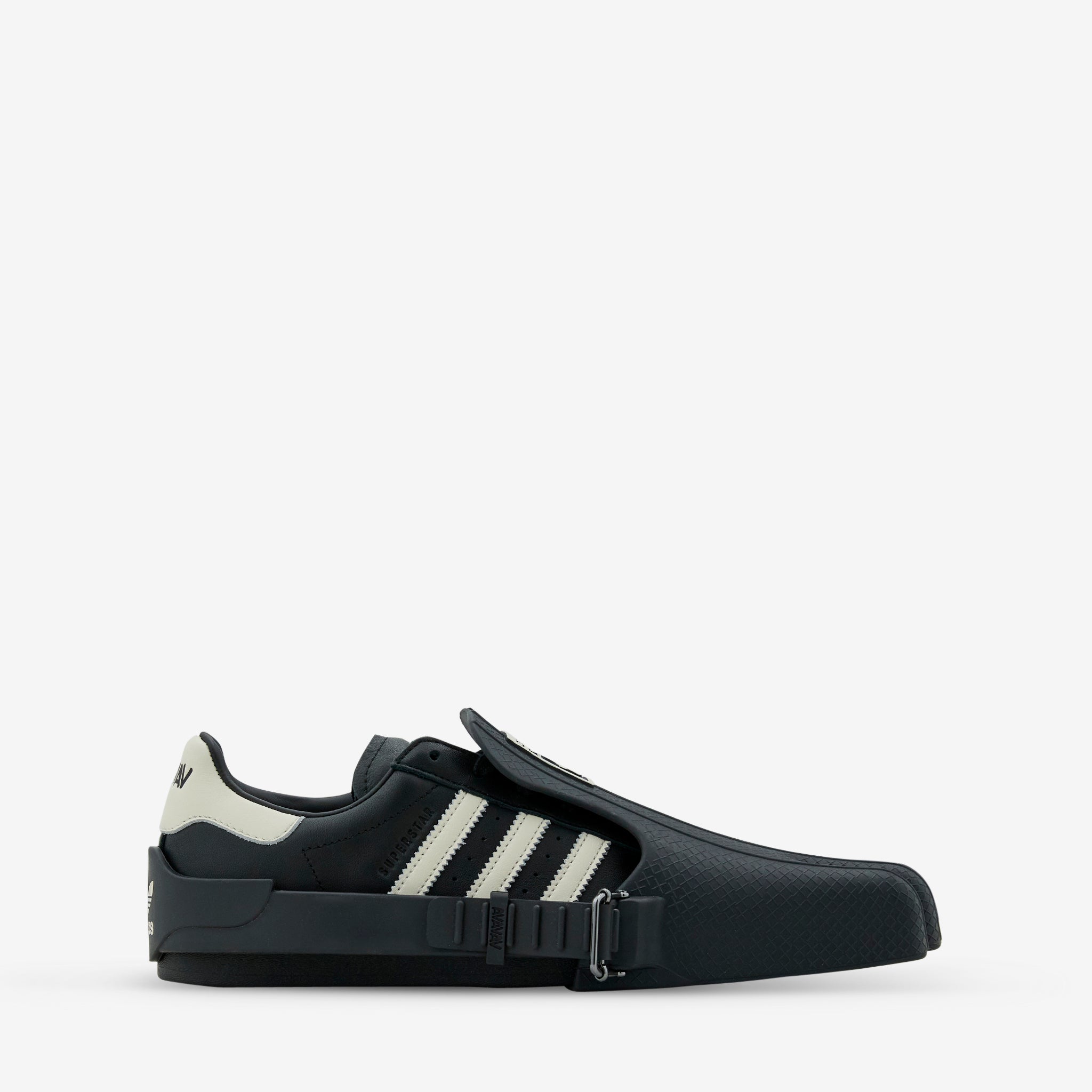 Avavav Women's Superfinger Superstar Sneakers in Core Black, Cream White - Stylish & Comfortable for Casual Wear, Running & Gym Workouts