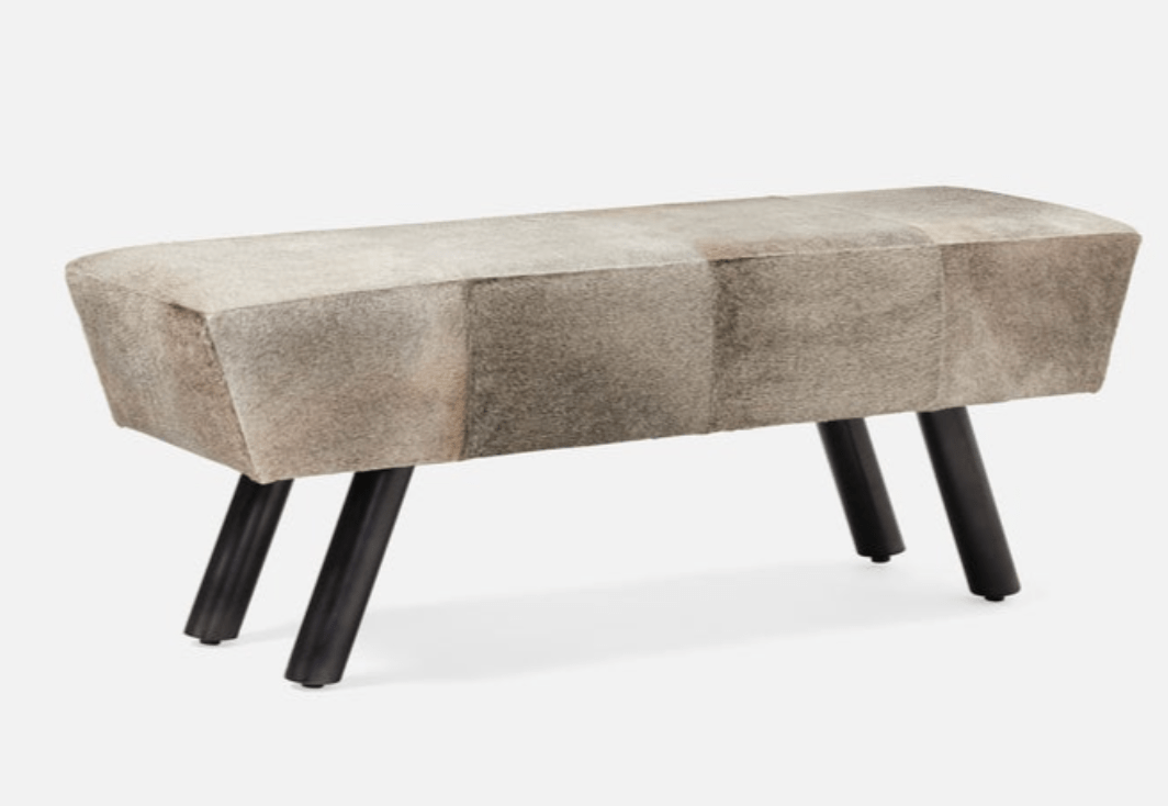 Trent Bench - Modern Wooden Bench for Living Room, Bedroom & Entryway - Sturdy & Stylish Home Decor Furniture for Indoor Use