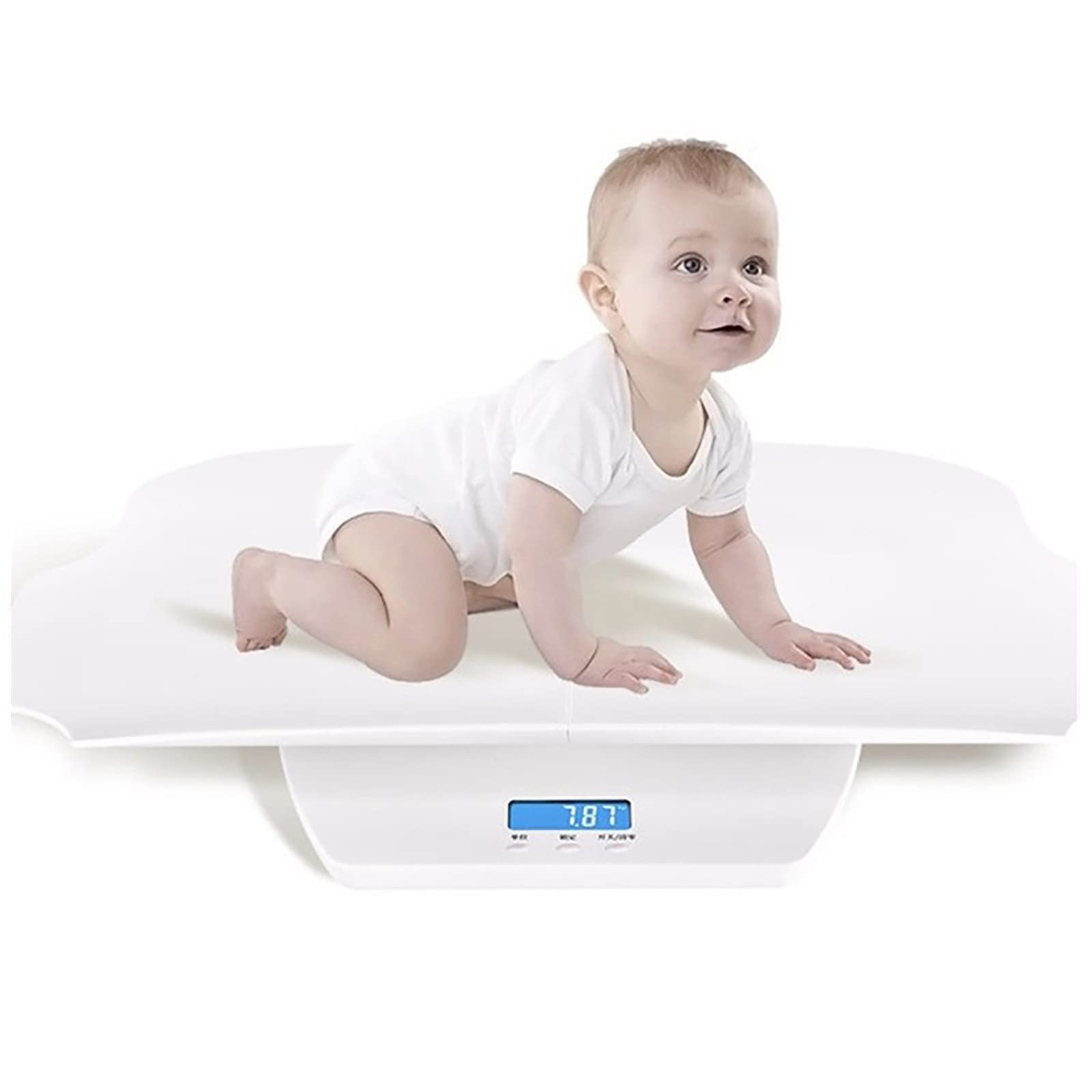 LMEIL Digital Pet Scale with LCD Display - High Precision Baby Scale for Infants, Toddlers, Puppies, Cats & Dogs - U-Shaped Groove Design with Centimeter Measurement - Perfect for Home, Veterinary Clinic & Pet Grooming Use