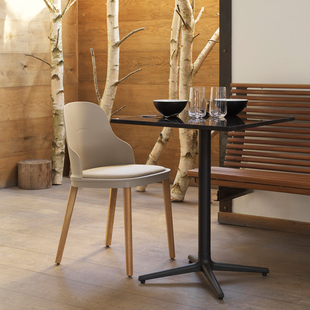 Allez Dining Chair - Upholstered Seat for Kitchen, Dining Room & Office - Comfortable Modern Chair for Home & Restaurant Use