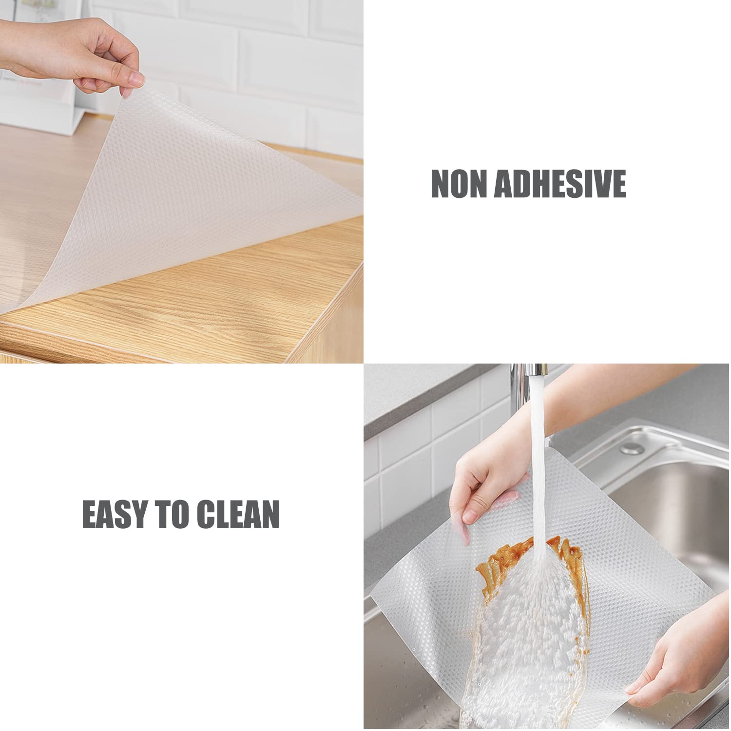Non-Slip Washable Shelf Liner - 12