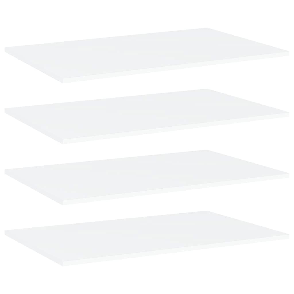 White Chipboard Storage Shelf Boards - Set of 4 (31.5